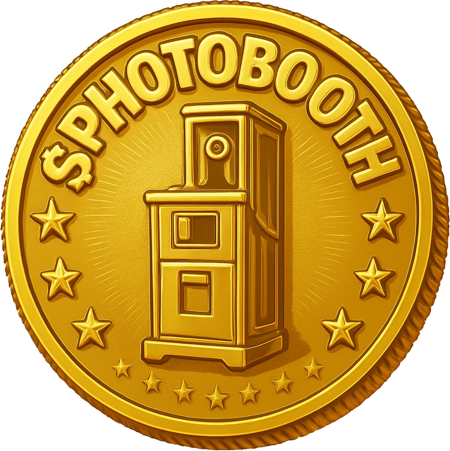 Photo Booth Coin official gold coin logo